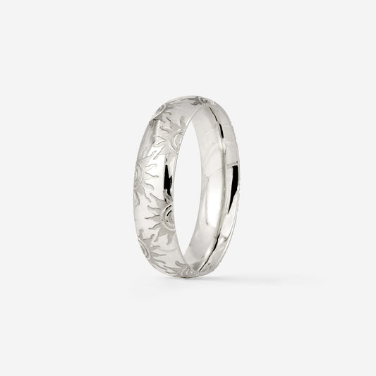 Sun Lover Anello Argento