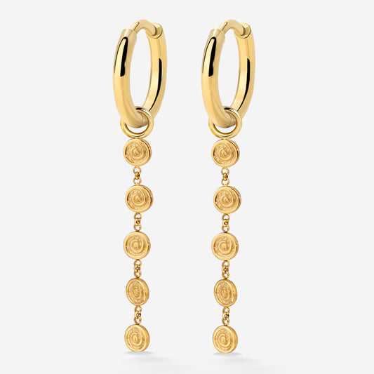 Sweet Swirl Hoop Set Small Oro