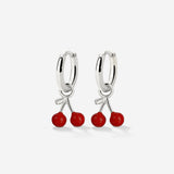 Very Cherry Hoop Set Baby Argento