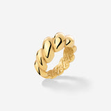 Bold Twist Anello Oro