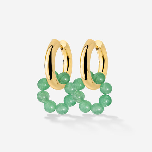 Chunky Pastel Donut Hoop Set Small Oro