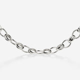 Chunky Twisted Links Collana Argento