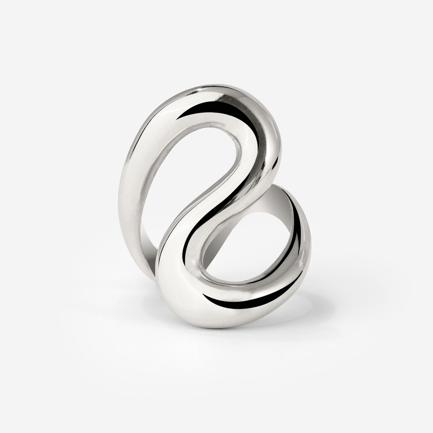 Coiled Anello Argento