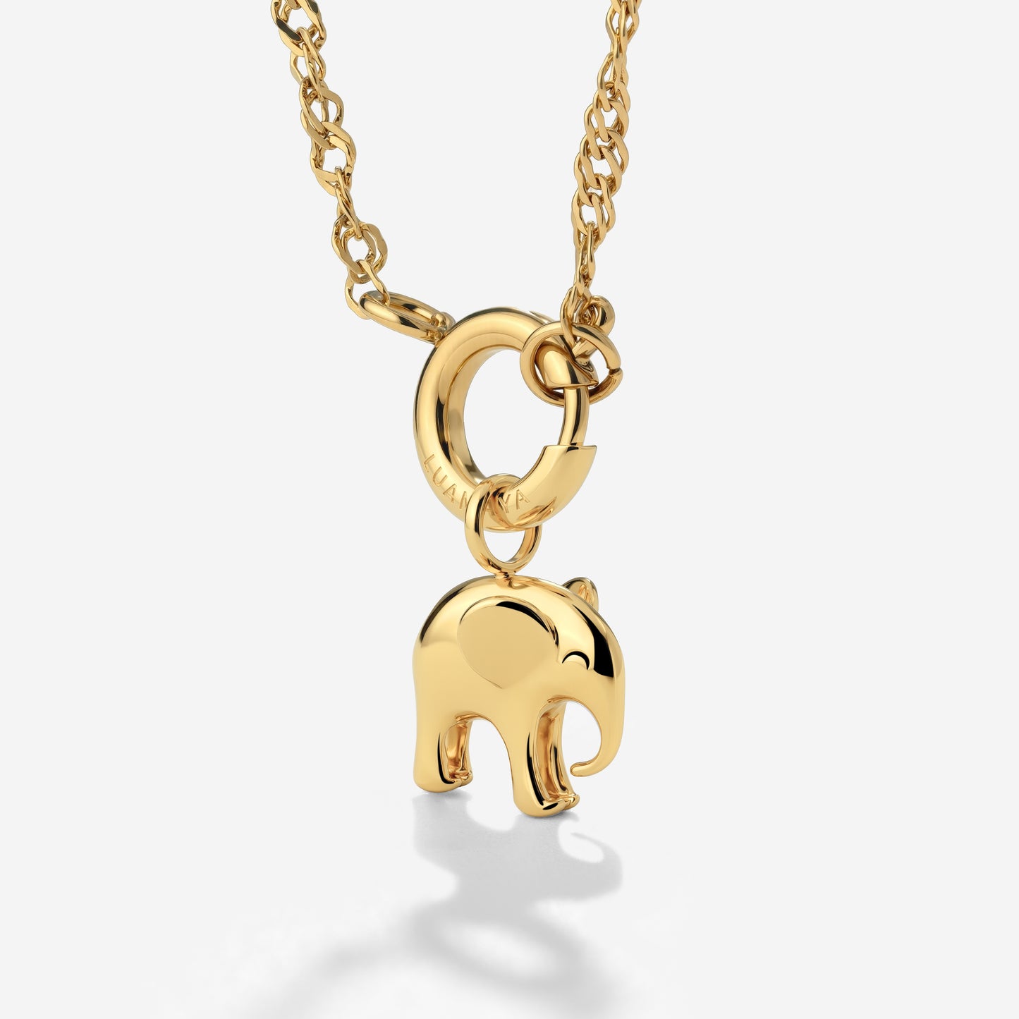 Elephant Singapore Chain Collana Set Oro