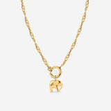 Elephant Singapore Chain Collana Set Oro