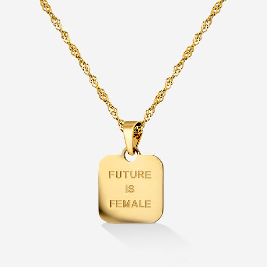 Future is female Collana Oro