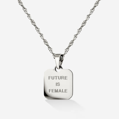 Future is female Collana Argento