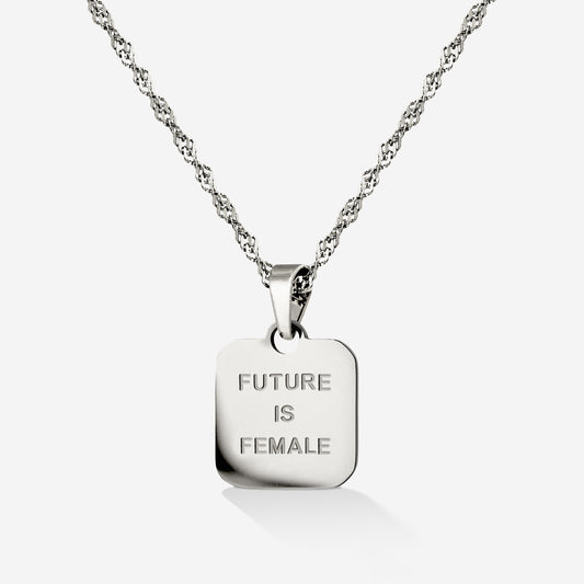 Future is female Collana Argento