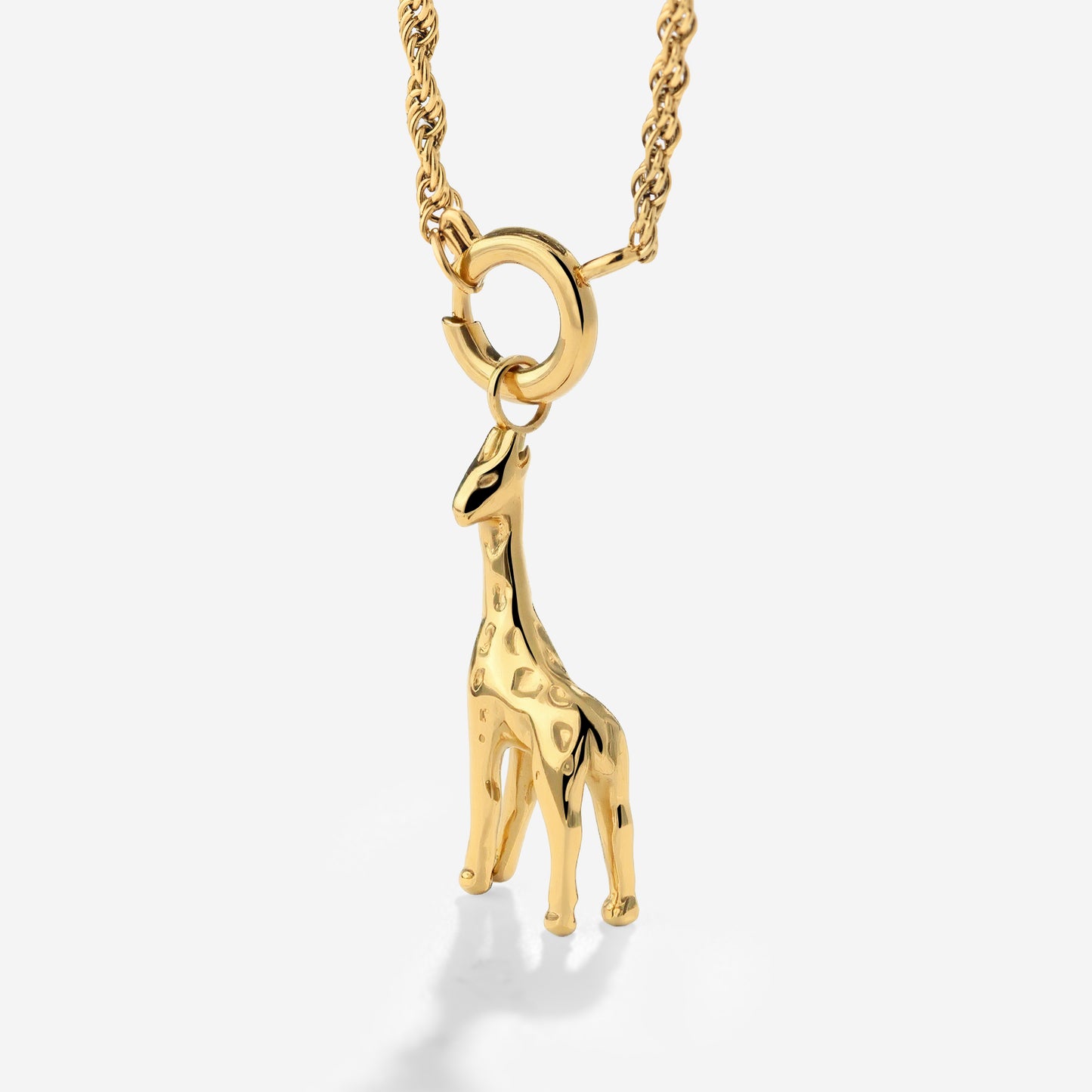 Giraffe Rope Chain Collana Set Oro