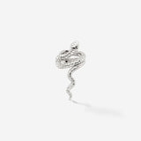 Lola Canny Cobra Ear Cuff Argento
