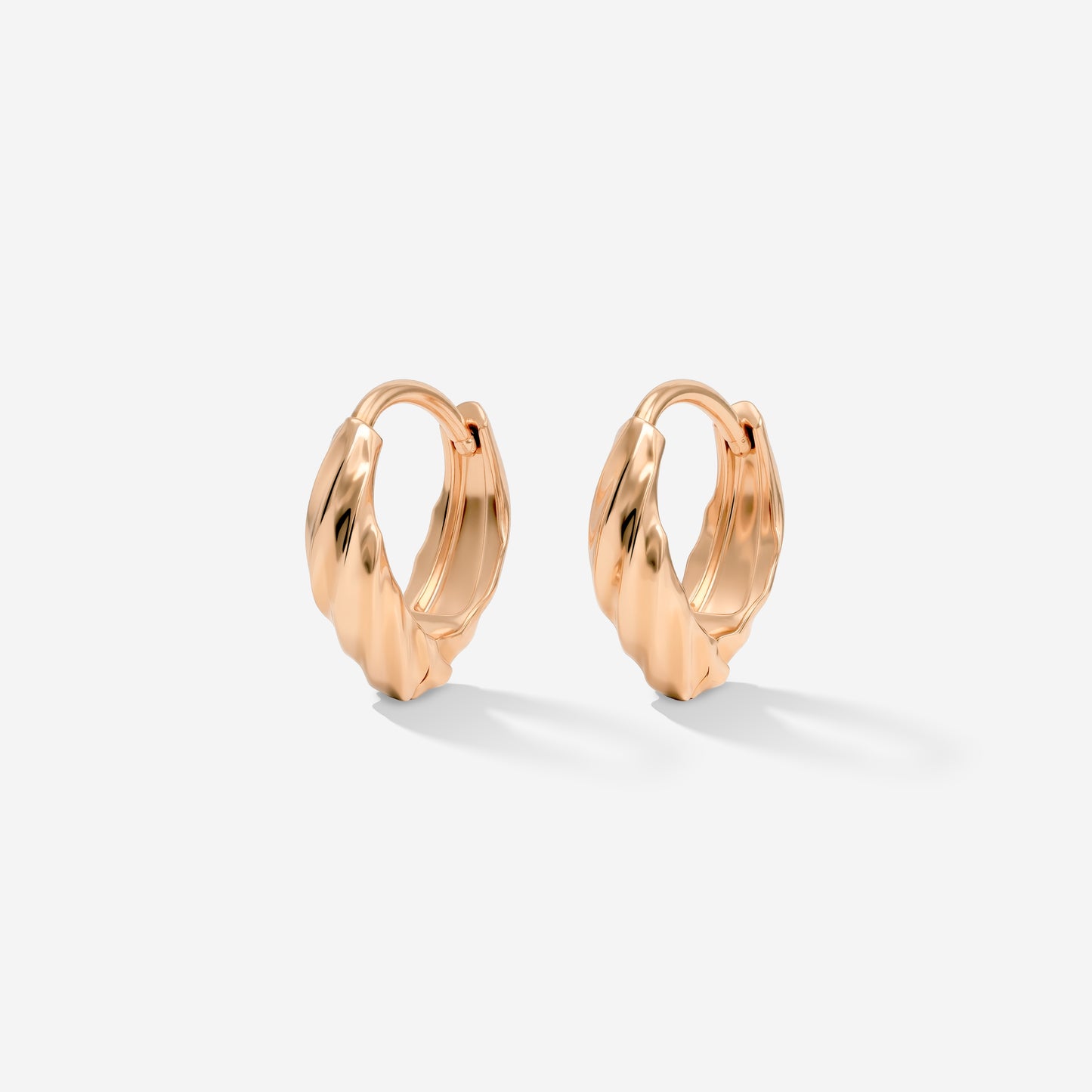 Mini Twist Orecchini Oro Rosa