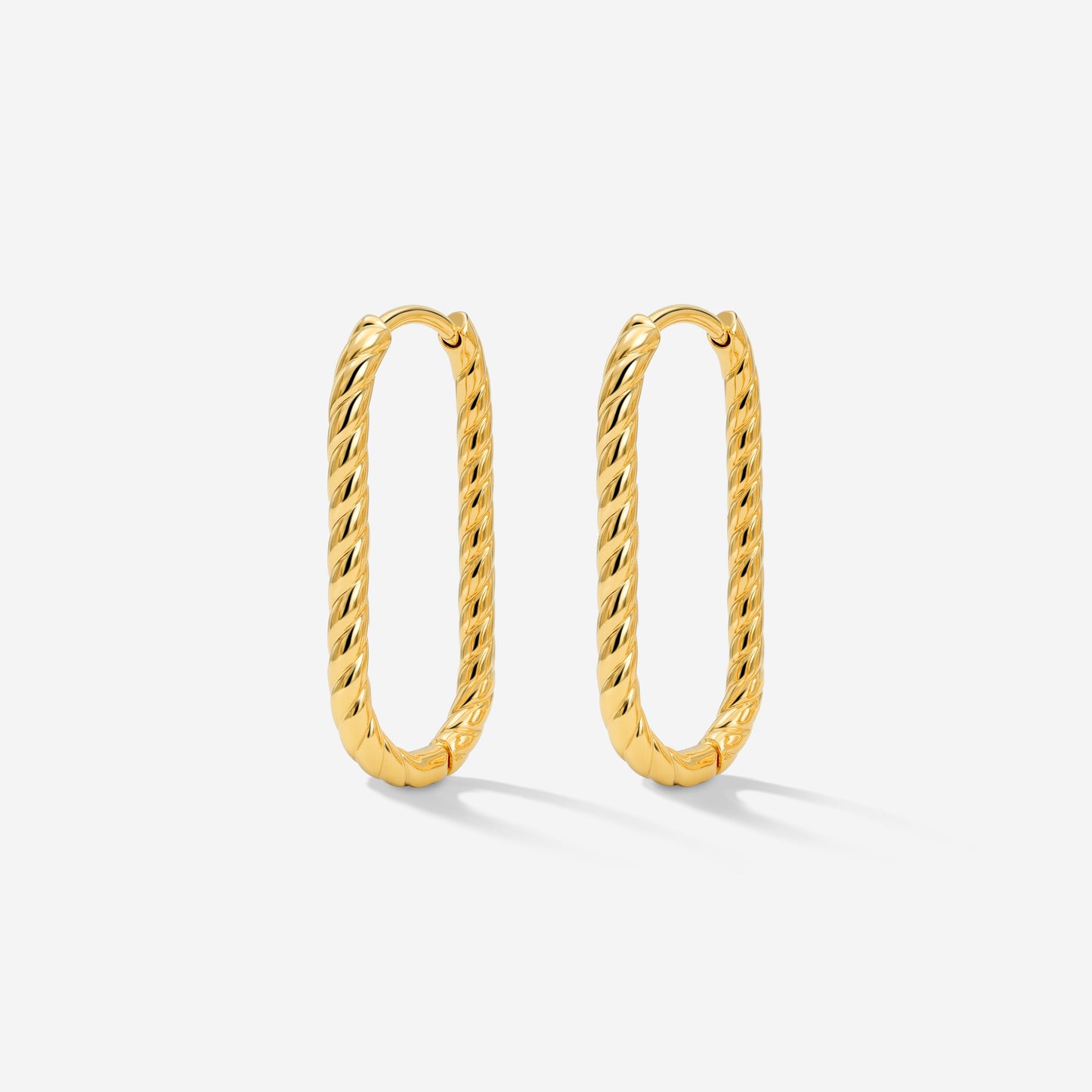 Oval Paloma Hoops Small Oro