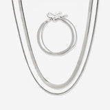 Snake Chain Bundle Argento