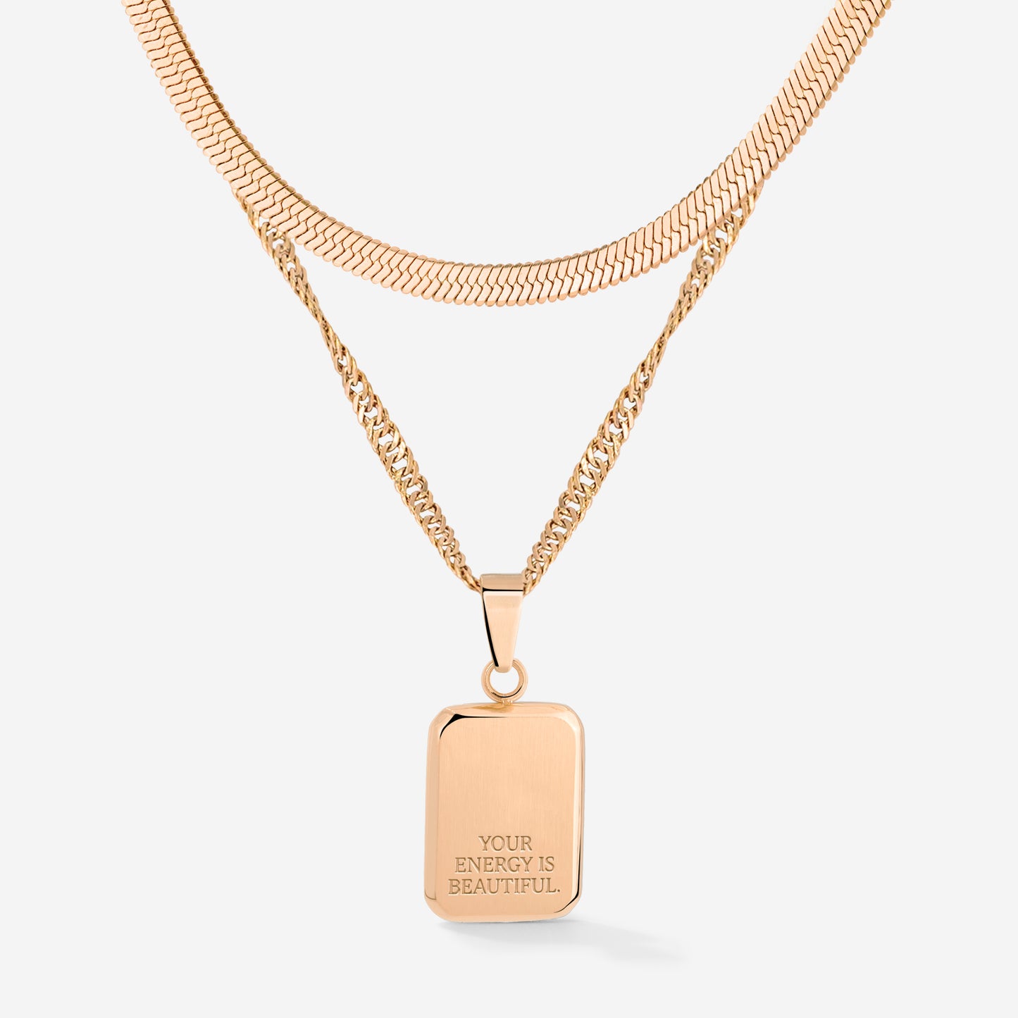 Your energy is beautiful Bundle Oro Rosa