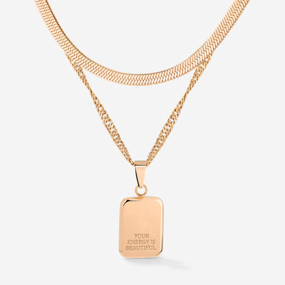 Your energy is beautiful Bundle Oro Rosa