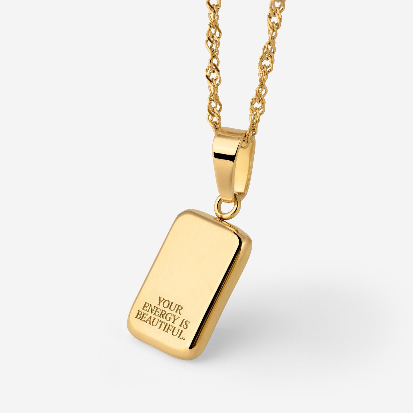 Your energy is beautiful Collana Oro