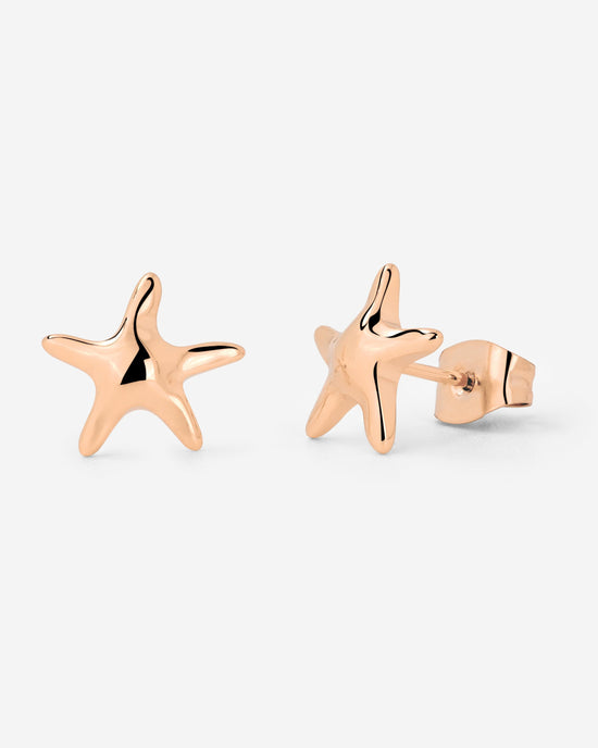Sea Star Orecchini Oro Rosa