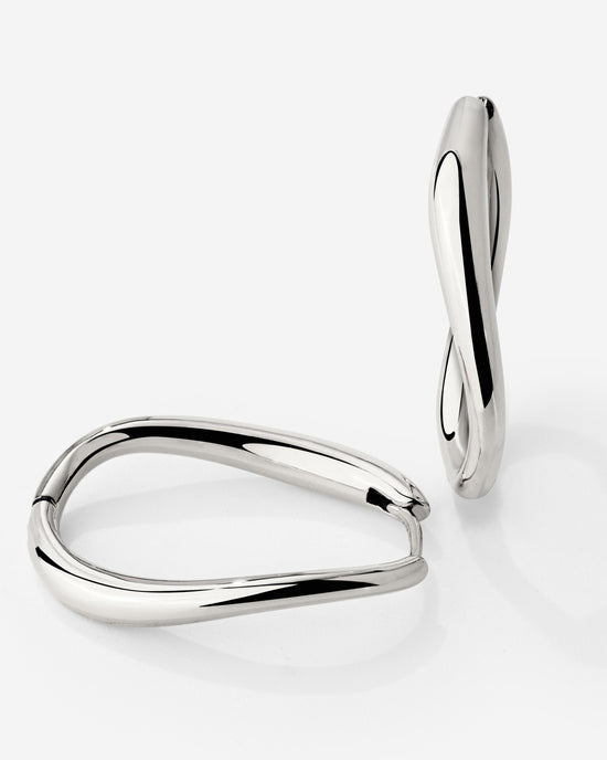 Timeless Oval Orecchini Argento
