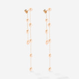 Blush Pearl Fall Orecchini Oro Rosa