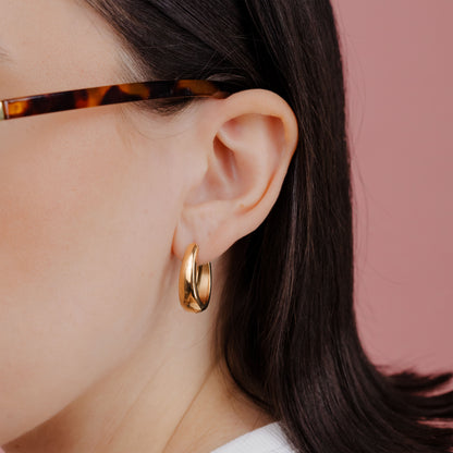 Seeker Orecchini Medium Oro Rosa