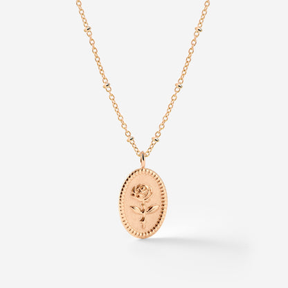 Tale as old as time Collana Oro Rosa