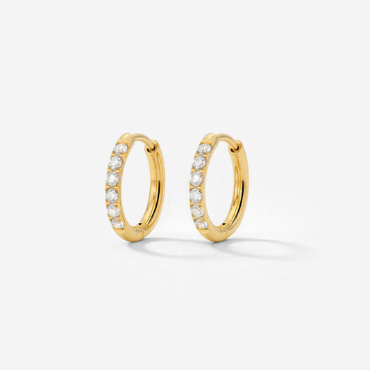 Glimmer Hoops Small Oro