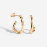 Sisterhood Bond Hoops Oro Rosa