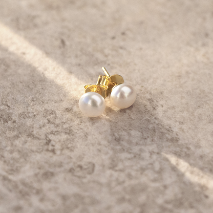 Pearly Studs Argento