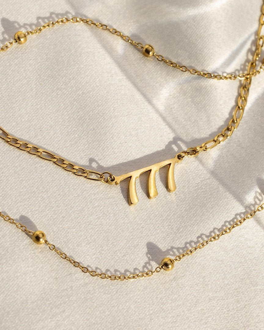 Angel Number Collana Argento