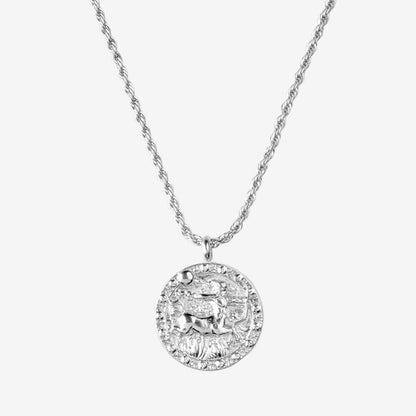Zodiac Sign Collana Argento