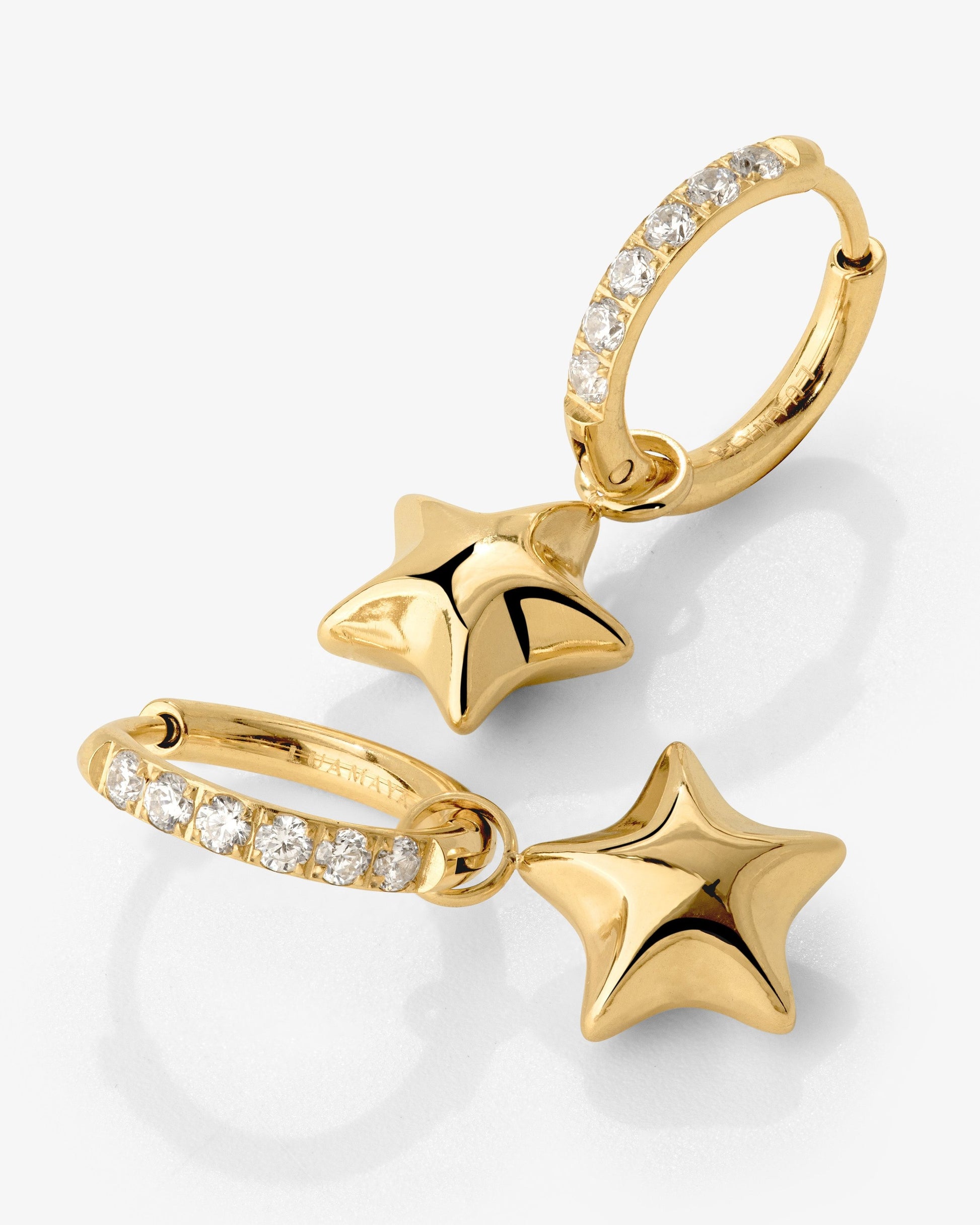 Nova Glimmer Hoop Set Small Oro