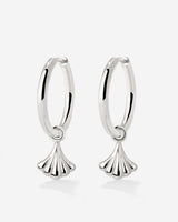 Forever Yours Hoop Set Medium Argento