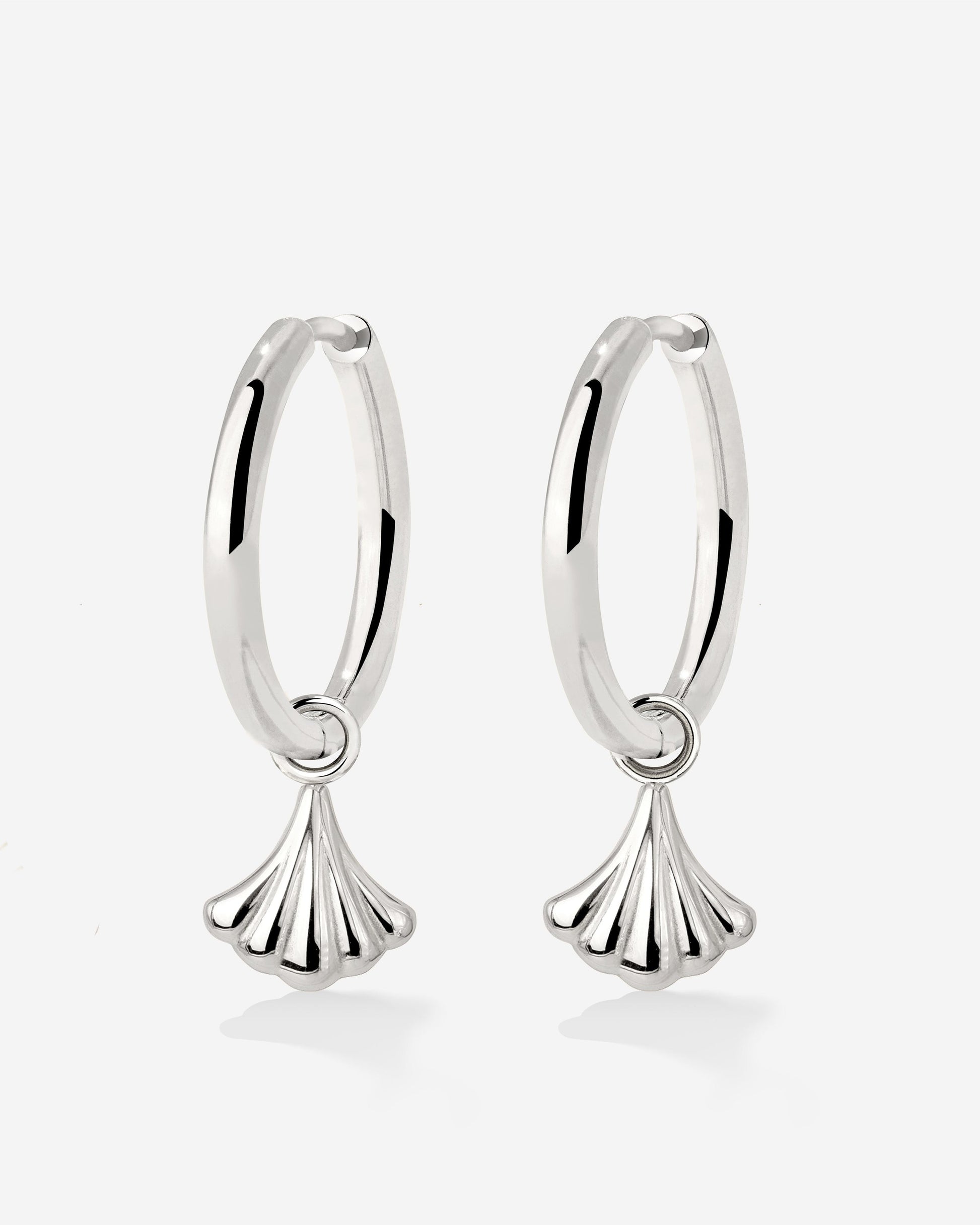 Forever Yours Hoop Set Medium Argento