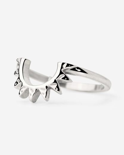 Sun Ray Anello Argento