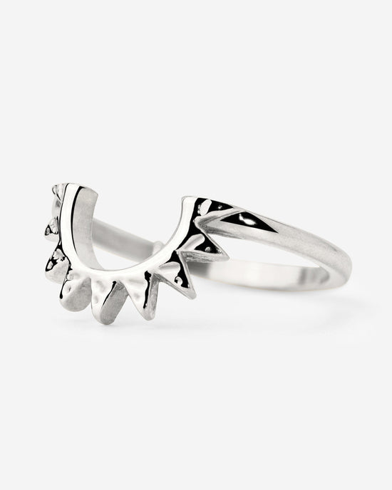 Sun Ray Anello Argento