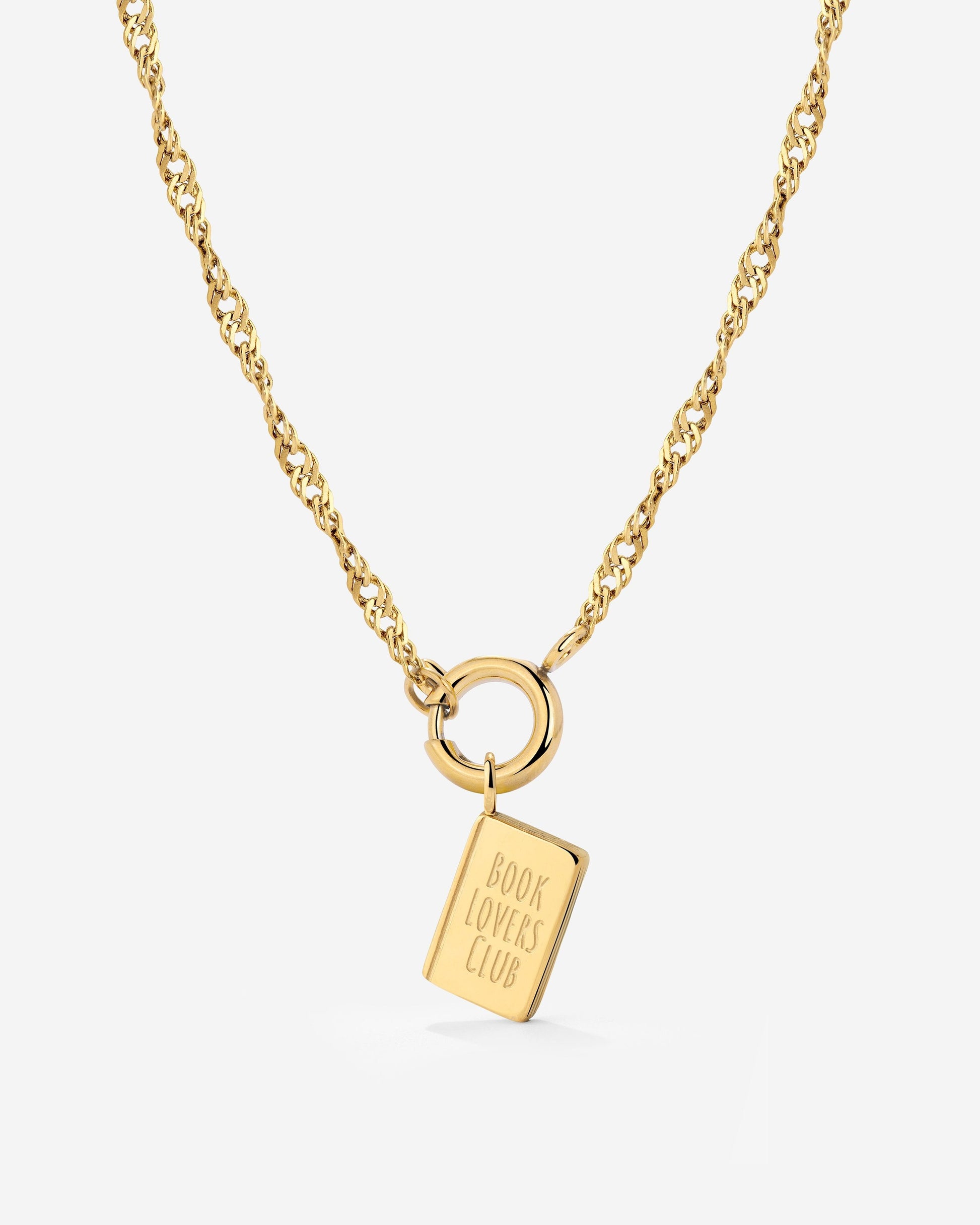 Book Lovers Club Singapore Chain Collana Set Oro