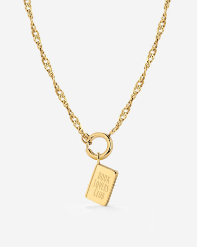 Book Lovers Club Singapore Chain Collana Set Oro