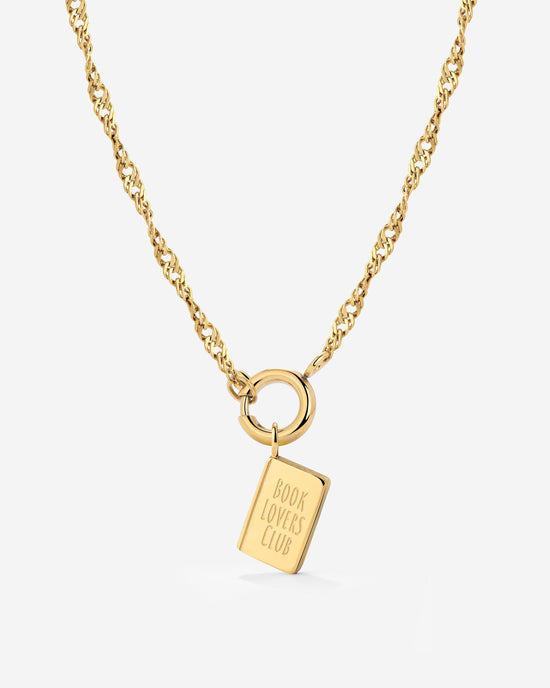 Book Lovers Club Singapore Chain Collana Set Oro