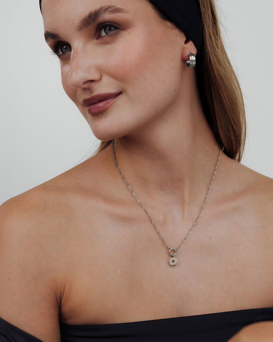 Sun Ray Singapore Chain Collana Argento