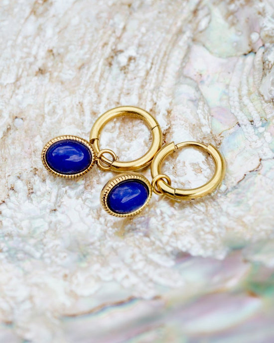 Deep Sea Hoop Set Small Oro Rosa