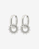 Sunny Hoop Set Small Argento
