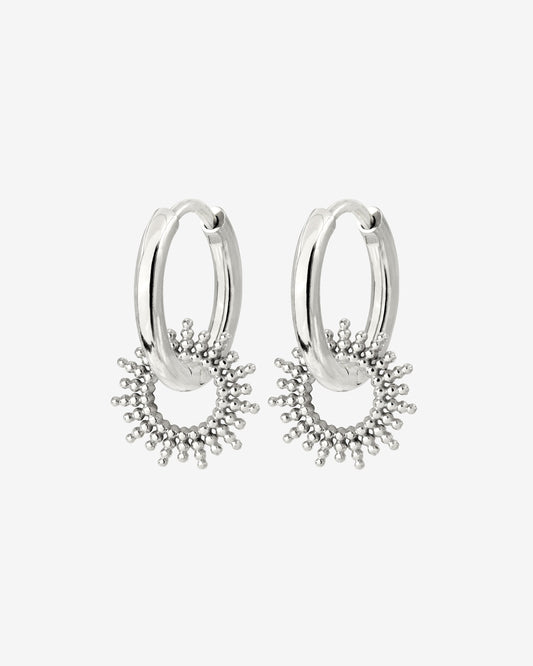 Sunny Hoop Set Small Argento
