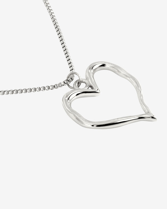 Melting Heart Collana Argento