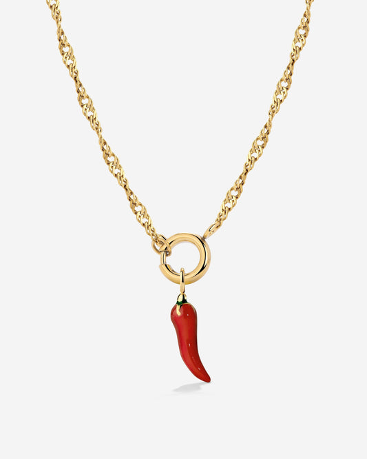 Chili Singapore Chain Collana Set Oro