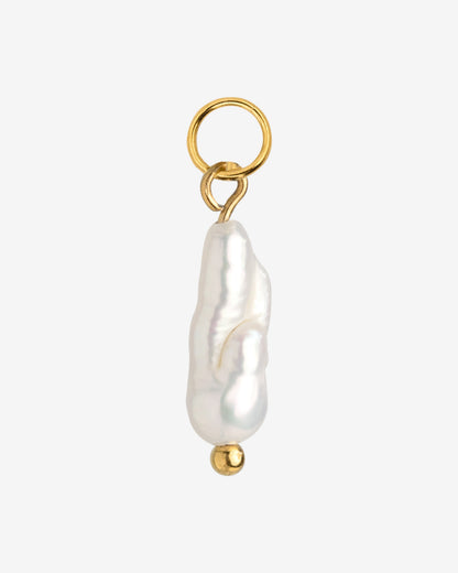 Lisas Power Pearl Hoop Set Oro