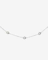 Flower 'n' Beads Collana Argento