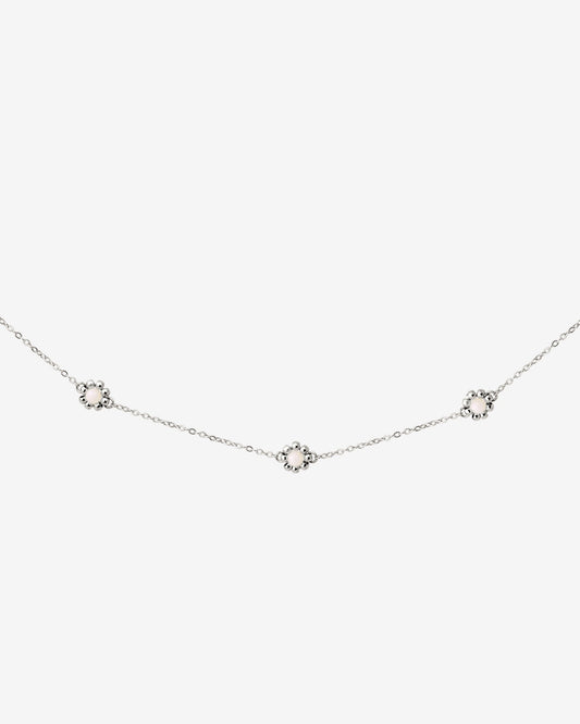 Flower 'n' Beads Collana Argento