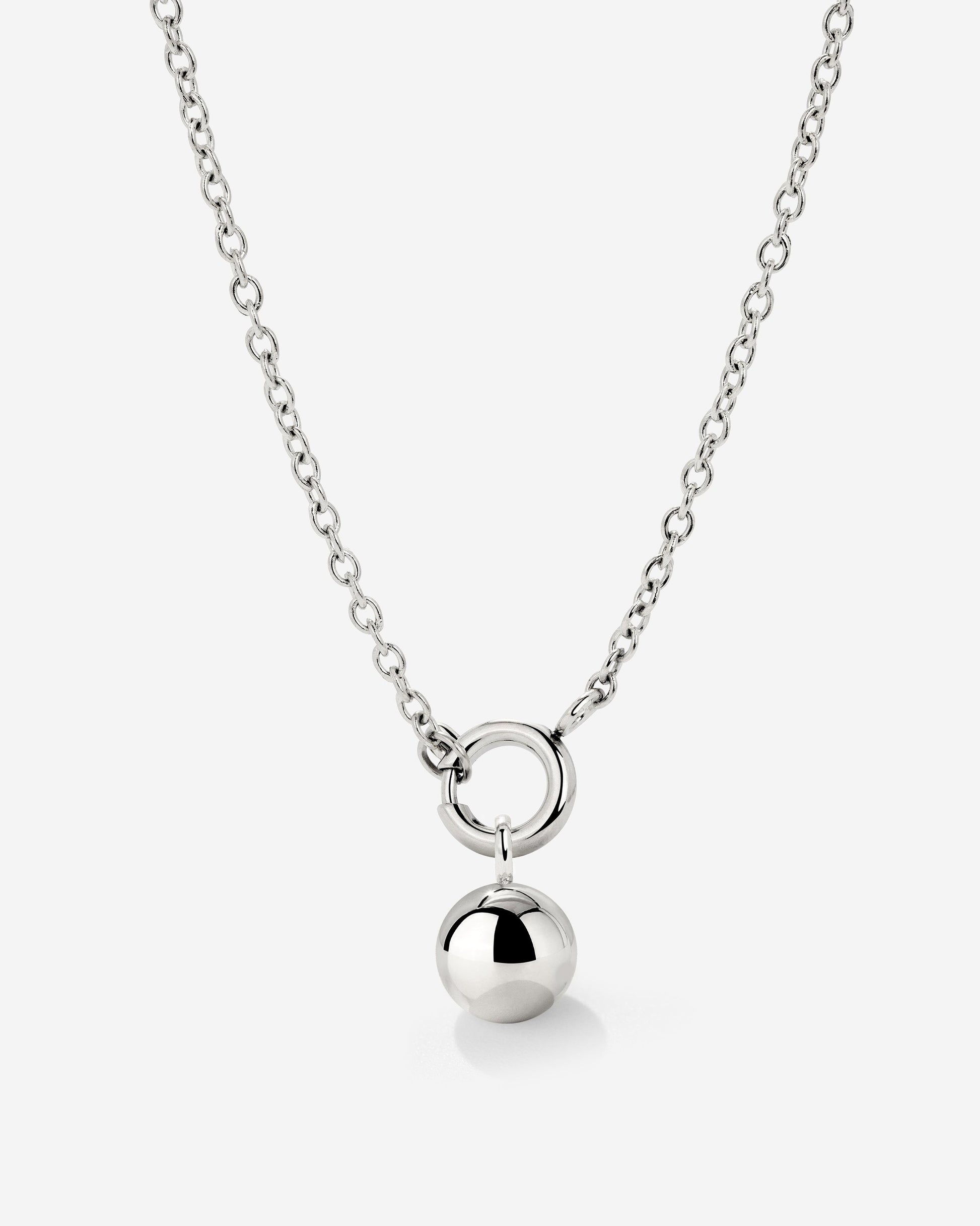 Bubbly Classic Chain Collana Set Argento