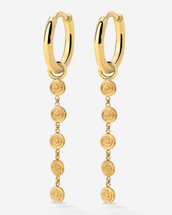 Sweet Swirl Hoop Set Small Oro