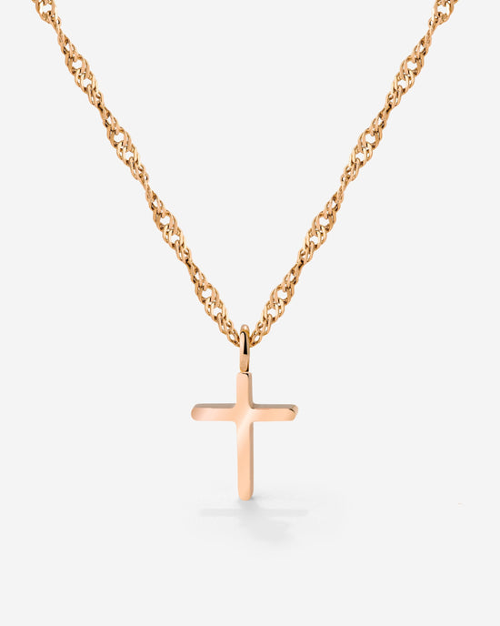 Saints Cross Collana Oro Rosa